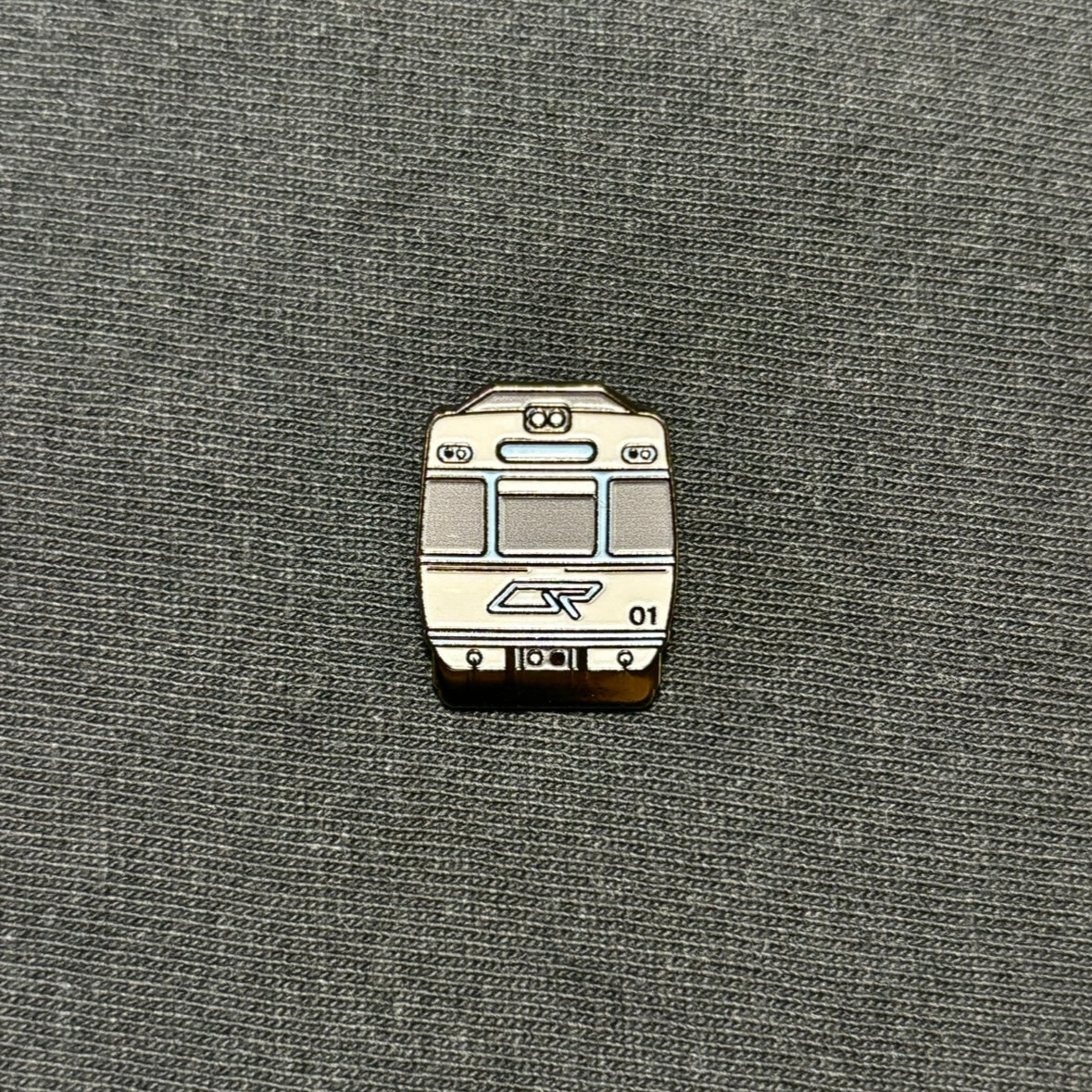 QLD SEQ train pin - classic grey EMU