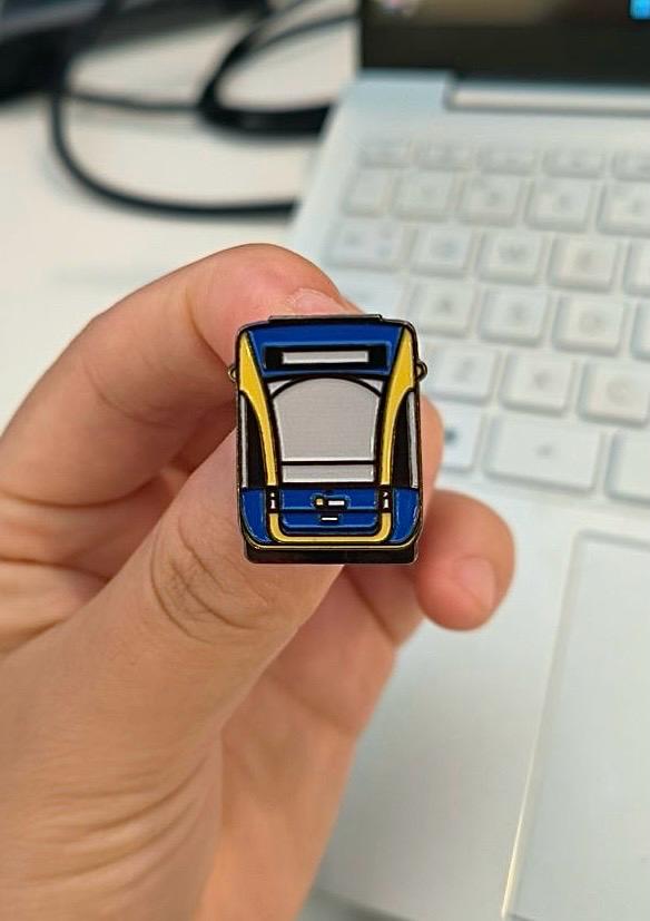 QLD SEQ Gold Coast light rail pin