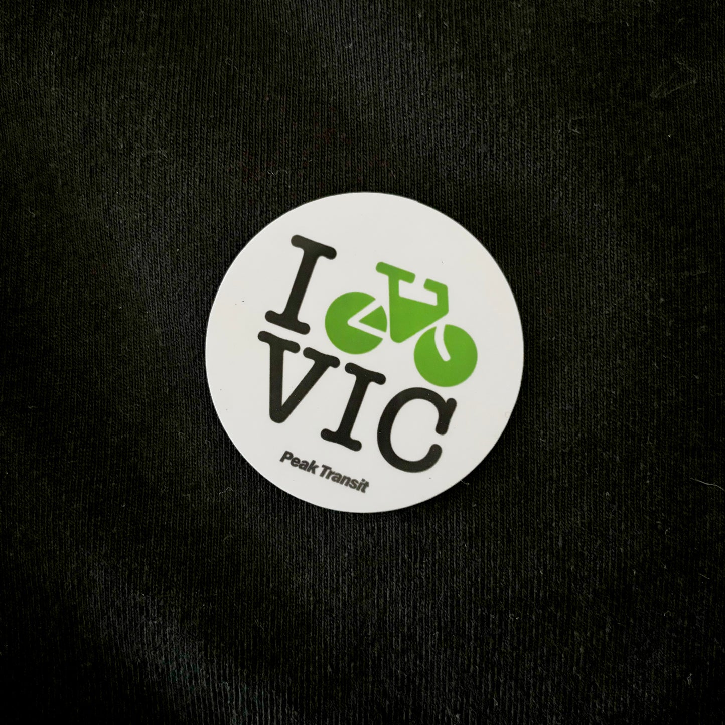 NEW!! I Bike VIC sticker