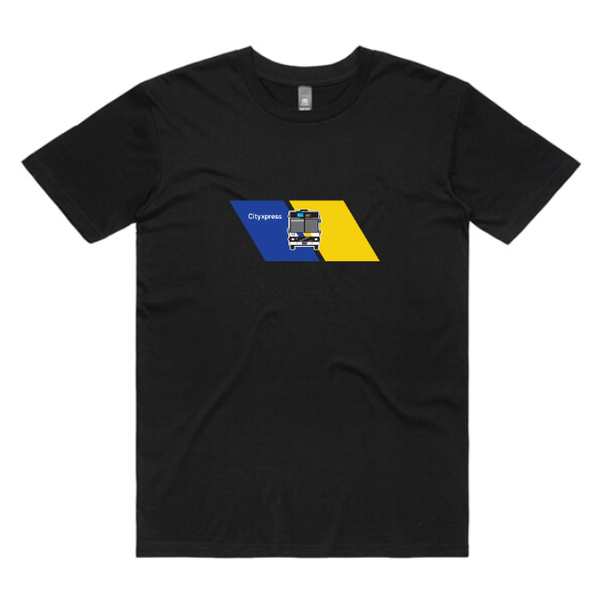SEQ Retro Volvo B10M Cityxpress Bus (unisex tee)