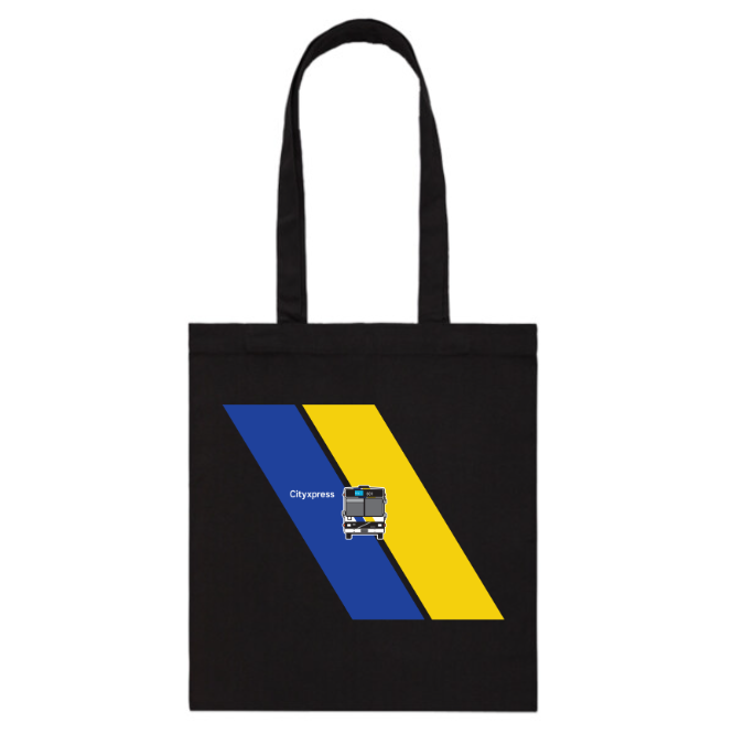 NEW! SEQ Retro Cityxpress Bus Tote Bag