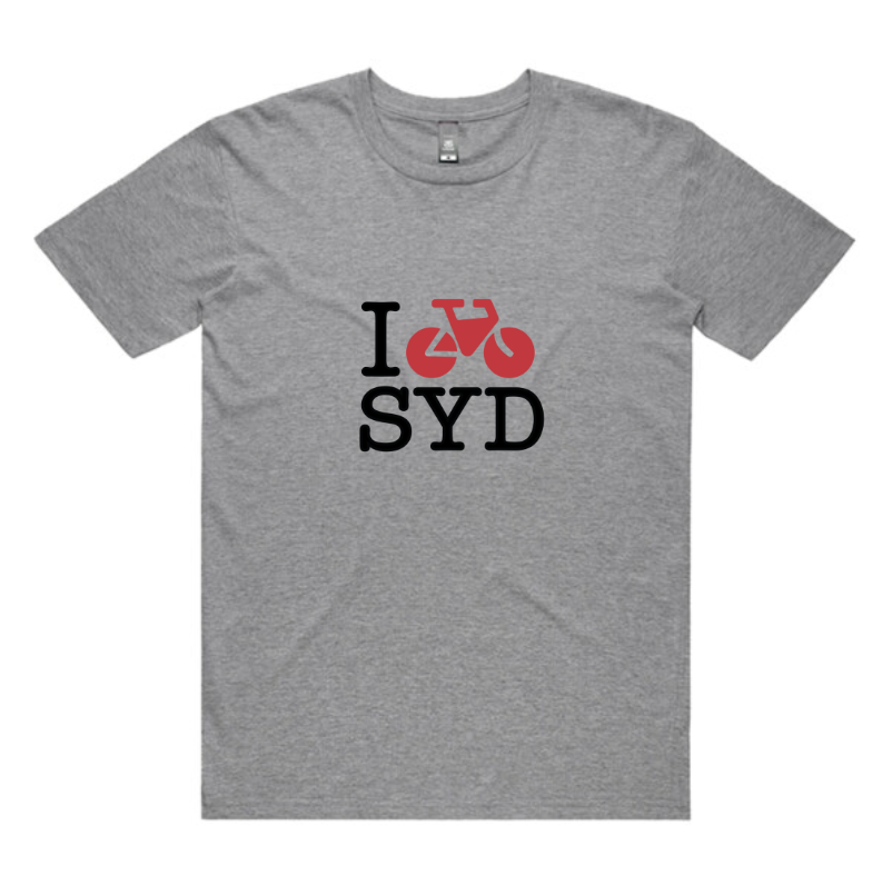 SYD I Bike Sydney (RED) (adult unisex)