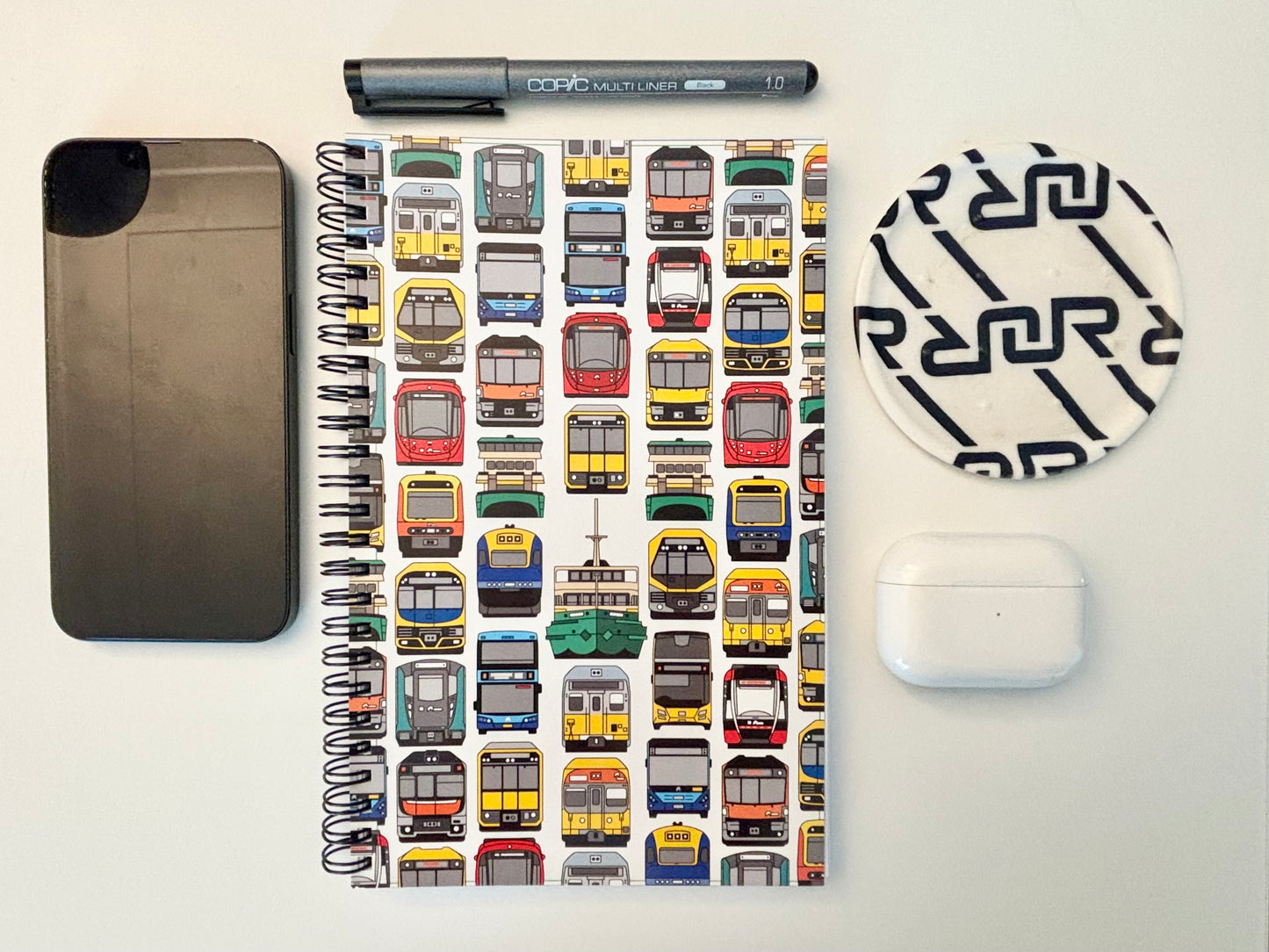 Sydney Transit Notebook - Blank (LOW STOCK)