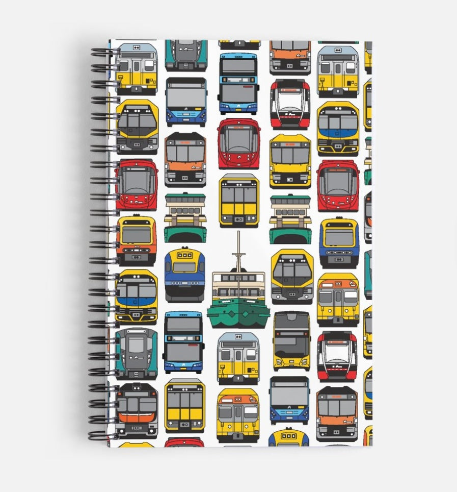 Sydney Transit Notebook - Blank (LOW STOCK)