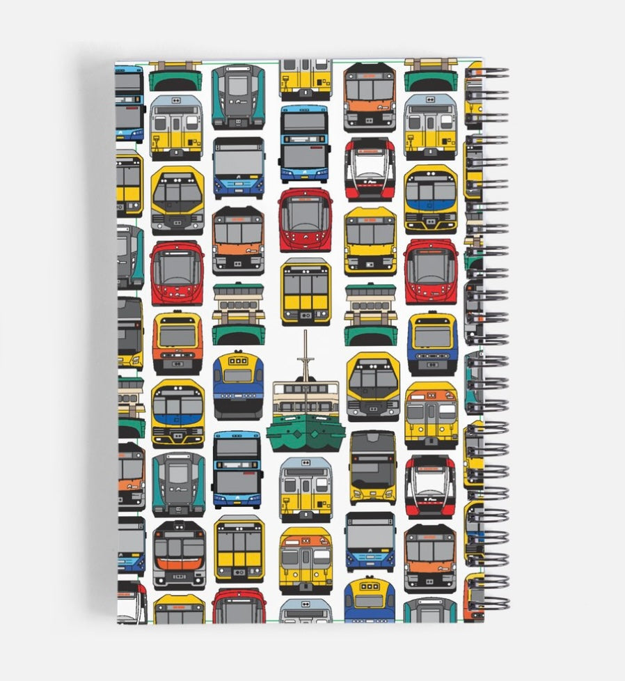 Sydney Transit Notebook - Blank (LOW STOCK)