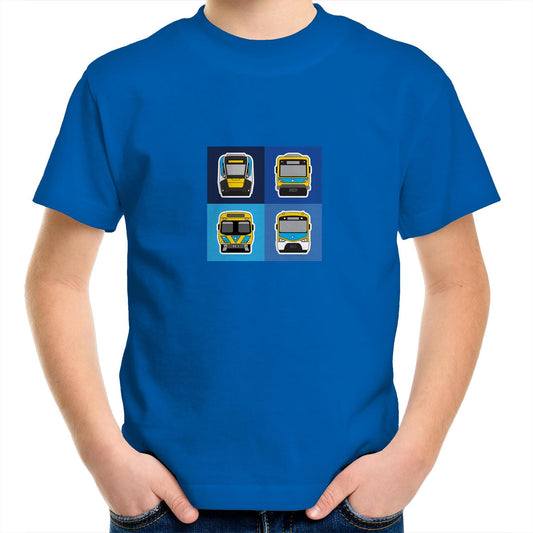 MEL Metro Train Tiles (kids and youth tee)
