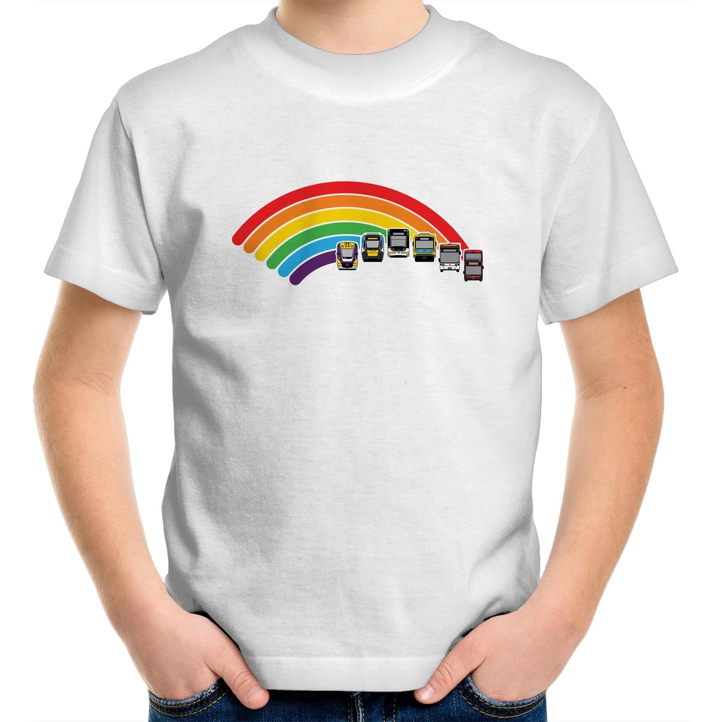 MEL Ride the Rainbow (kids and youth tee)