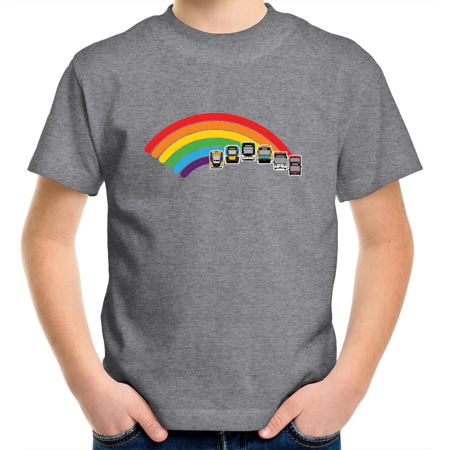 MEL Ride the Rainbow (kids and youth tee)