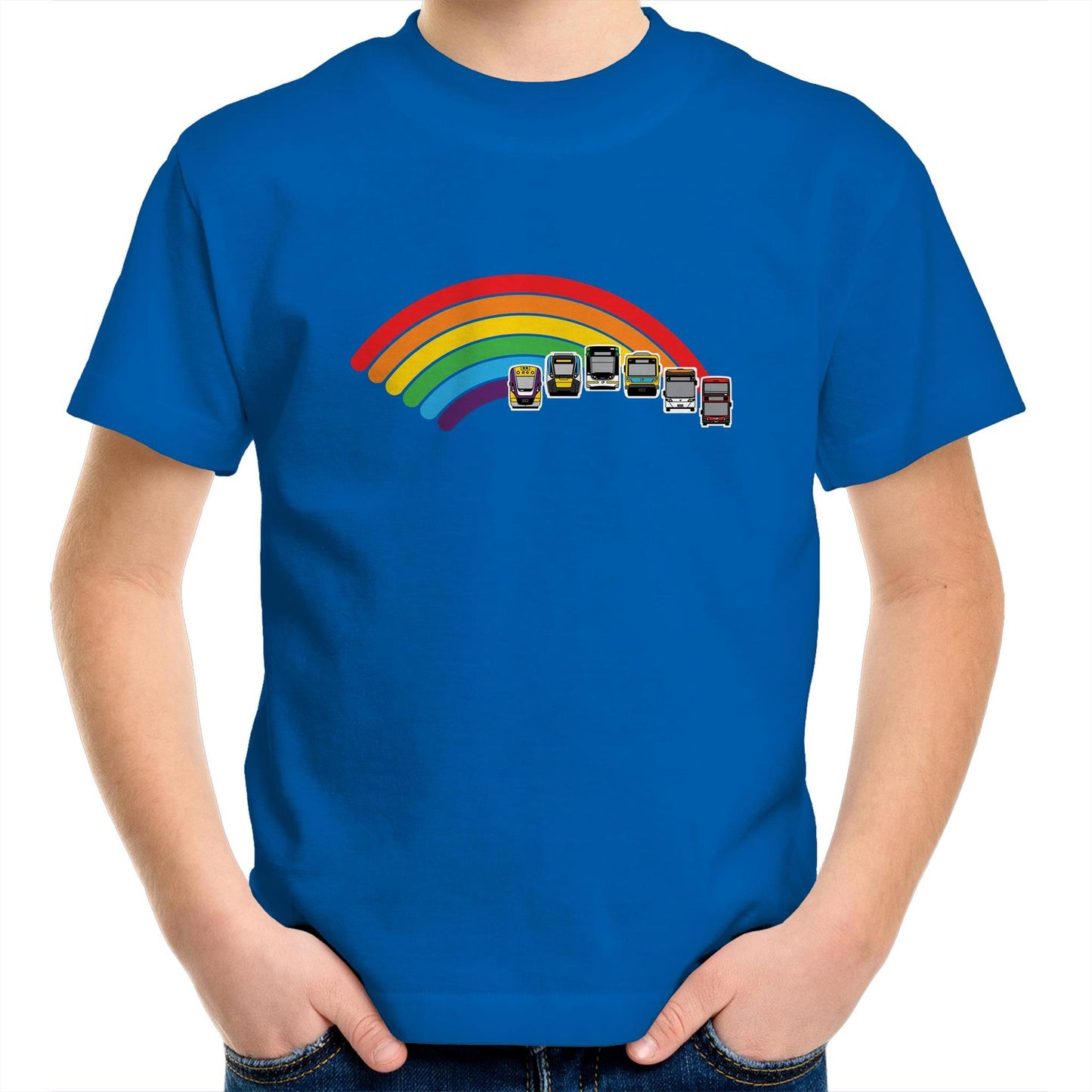 MEL Ride the Rainbow (kids and youth tee)
