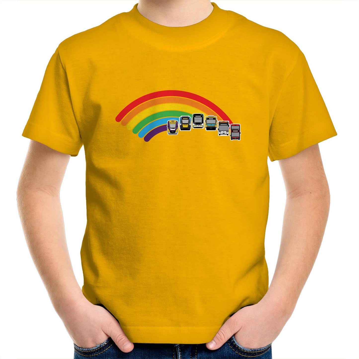 MEL Ride the Rainbow (kids and youth tee)