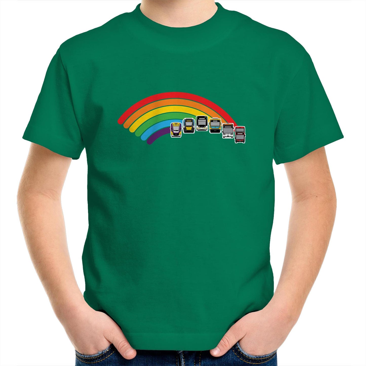 MEL Ride the Rainbow (kids and youth tee)