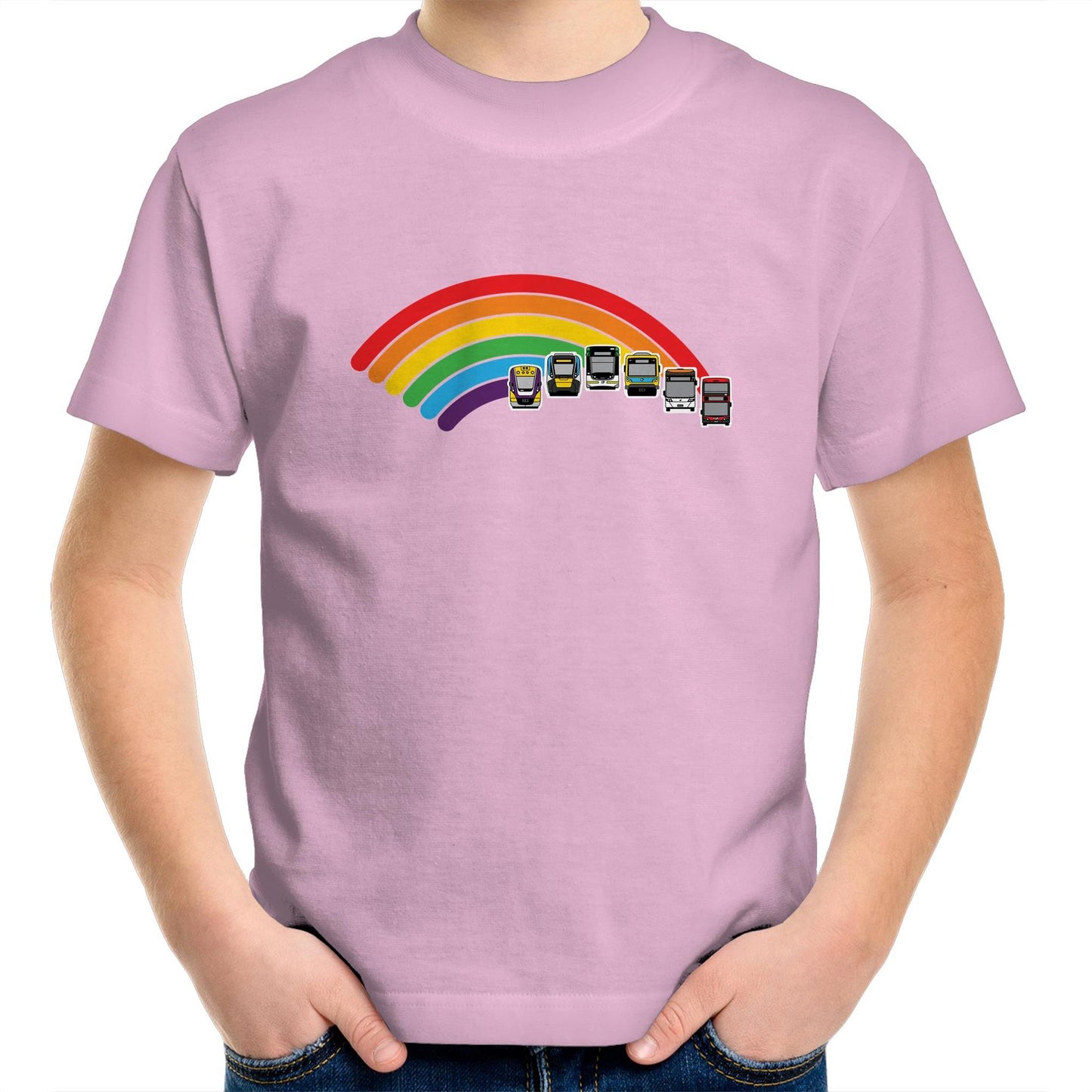 MEL Ride the Rainbow (kids and youth tee)