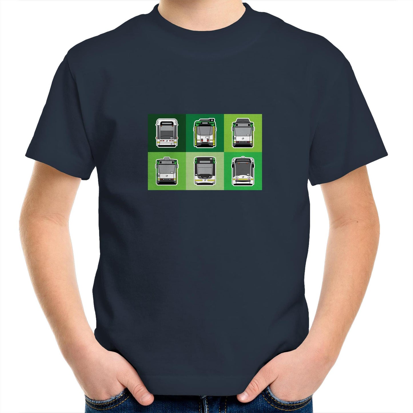 MEL Metro Tram Tiles (kids and youth tee)