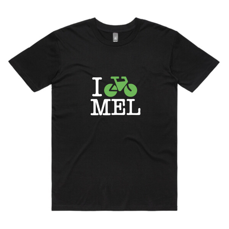 MEL I Bike Melbourne (GREEN) (adult unisex)