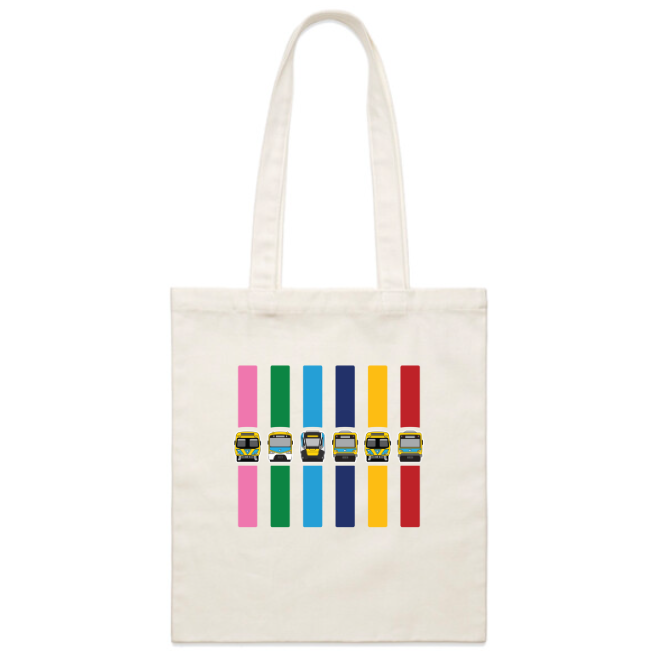 NEW!  MEL Metro Train Lines Tote Bag