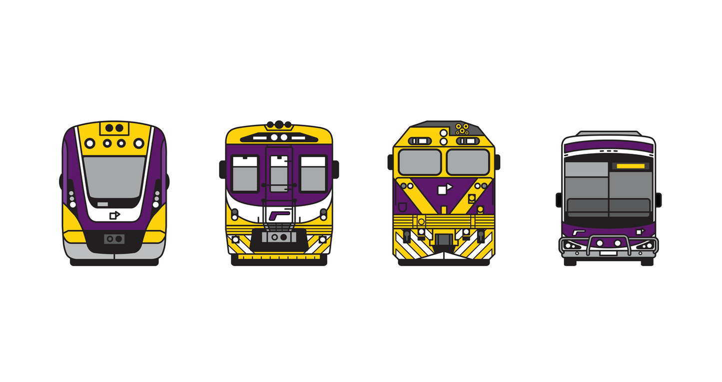 NEW!   MEL Regional Train and Coach Fleet (adult unisex)