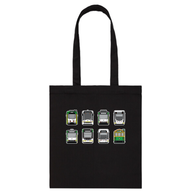 NEW!  MEL Tram Fleet Tote Bag