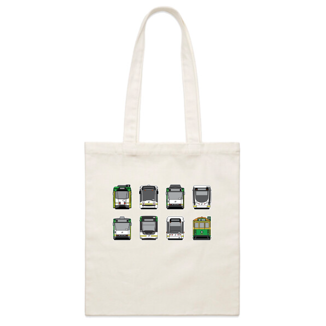 NEW!  MEL Tram Fleet Tote Bag