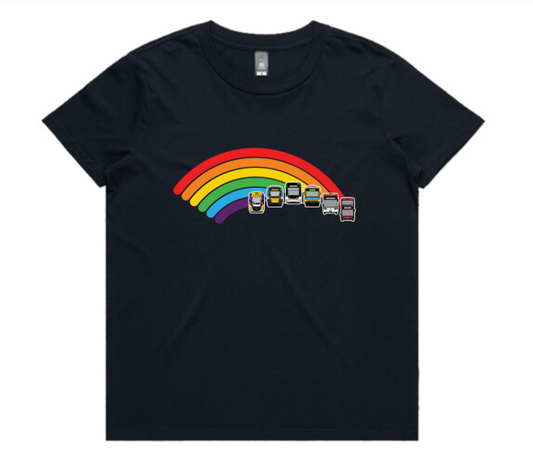 MEL Ride the rainbow (Women's tee)