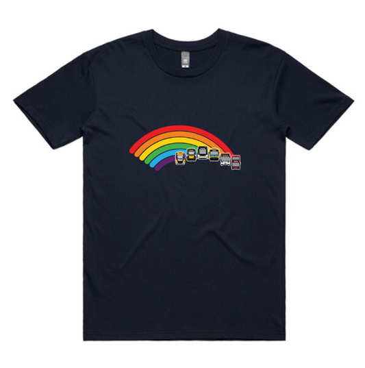 MEL Ride the Rainbow (adult unisex Tee)