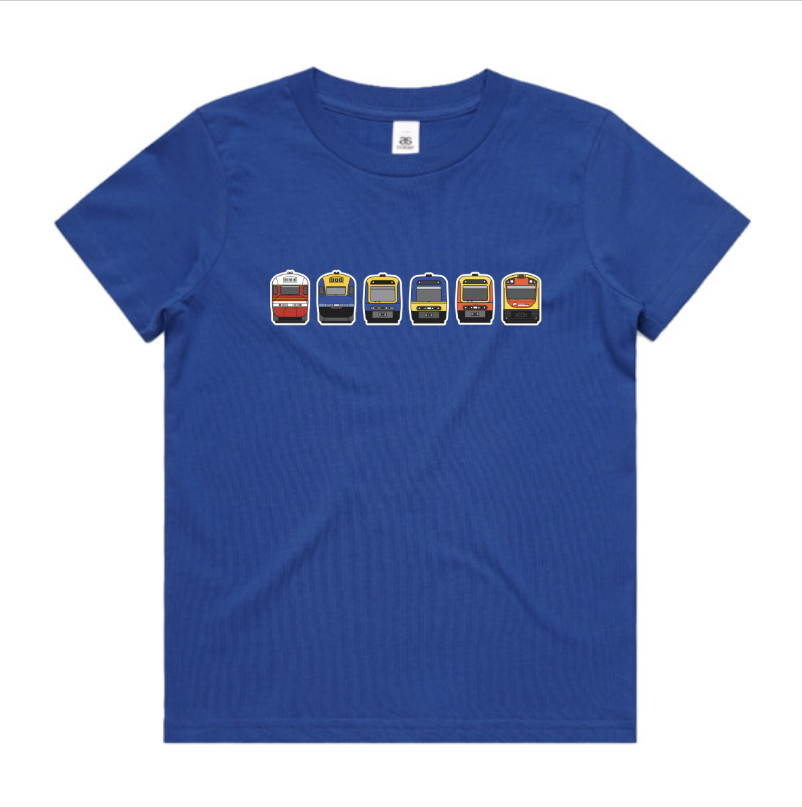 NEW!! NSW Regional Trains Lineup - Kids Youth Tee