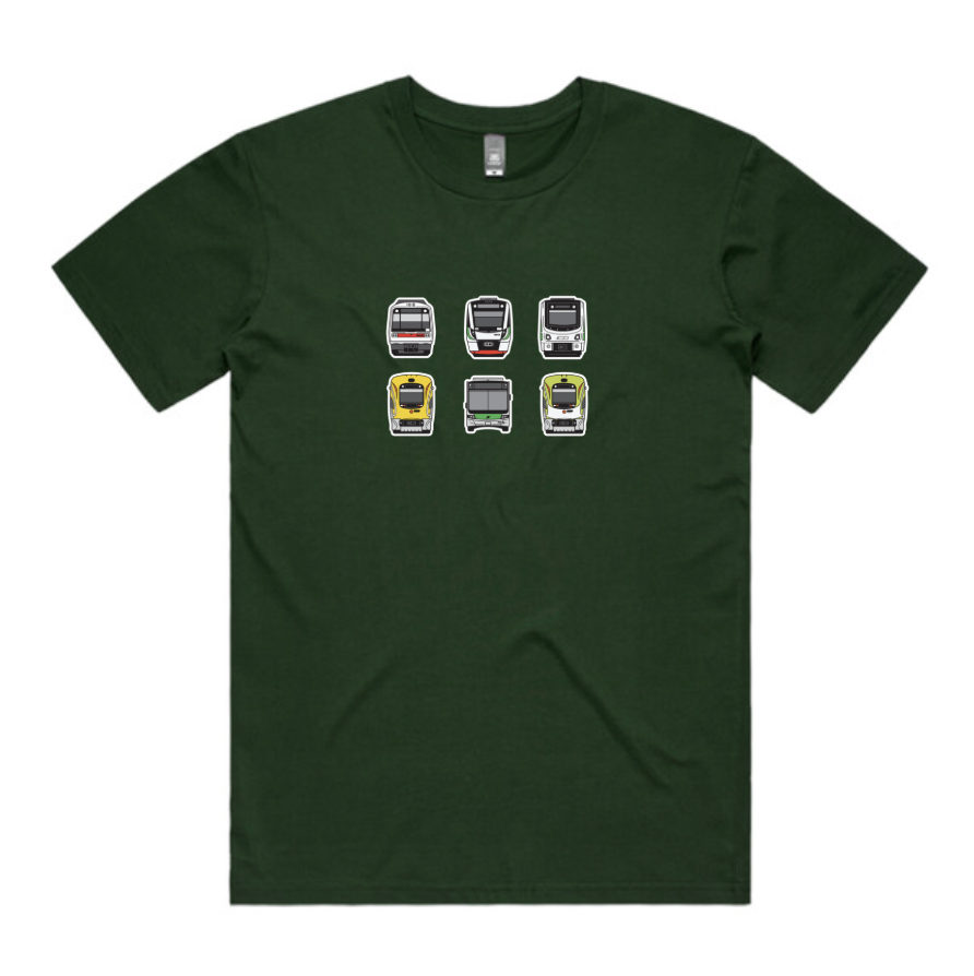 NEW!! PERTH Transit Lineup Tee (adult unisex)