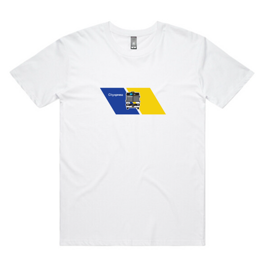 SEQ Retro Volvo B10M Cityxpress Bus (unisex tee)