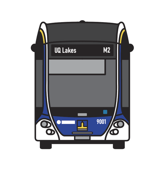 SEQ Sticker BNE metro bus