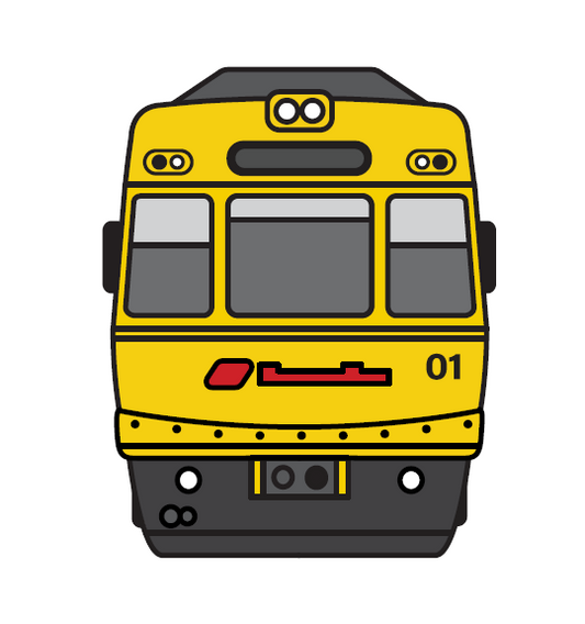 SEQ Sticker EMU (Yellow Livery)