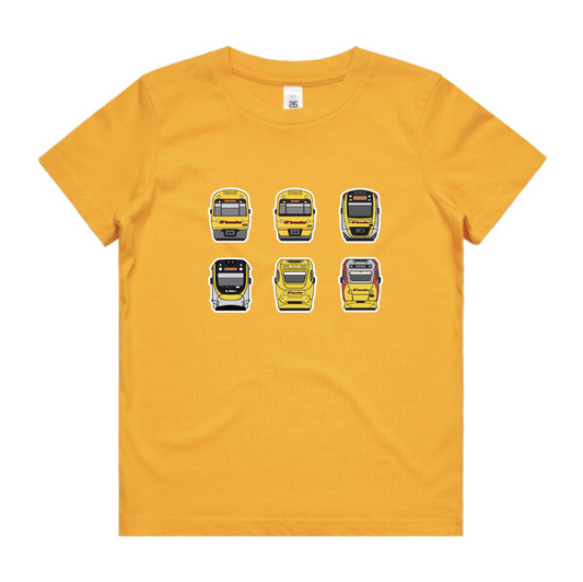 QLD Trains Lineup Tee (kids and youth)
