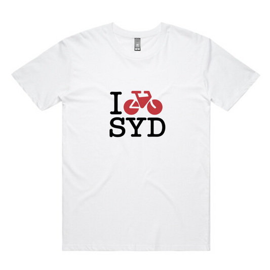 SYD I Bike Sydney (RED) (adult unisex)