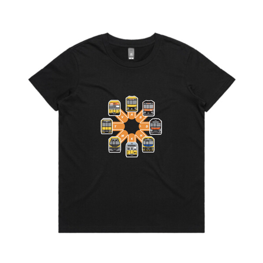 SYD Trains Circle Womens Tee