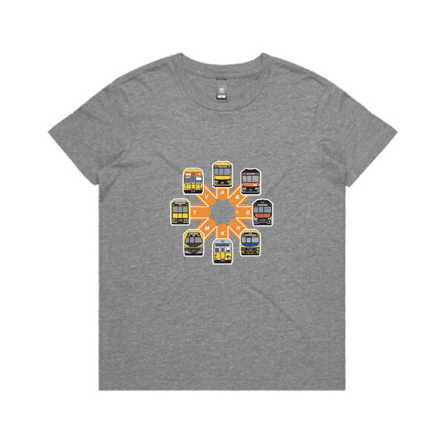SYD Trains Circle Womens Tee