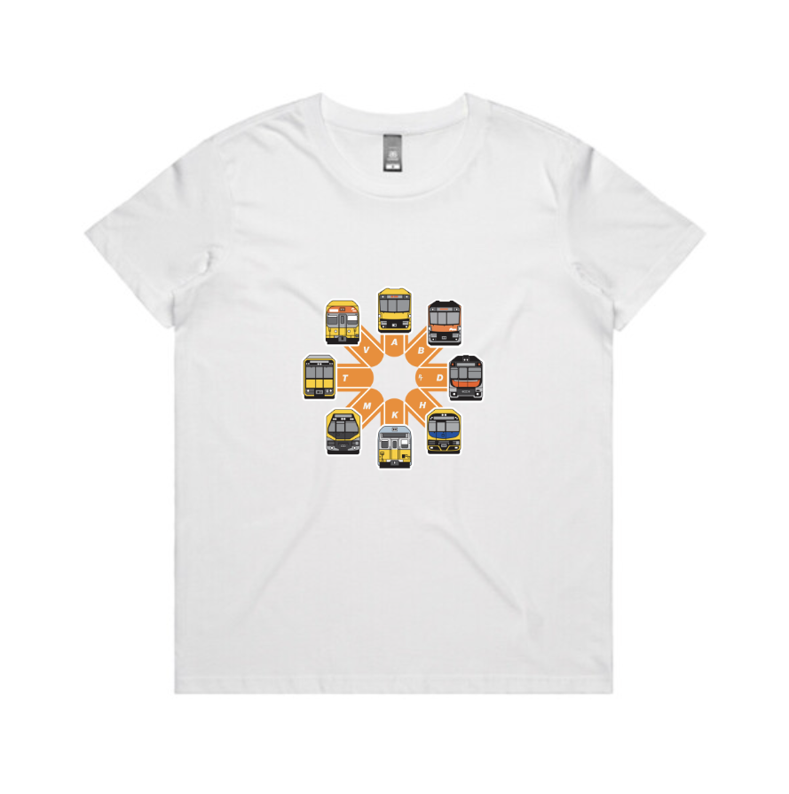 SYD Trains Circle Womens Tee